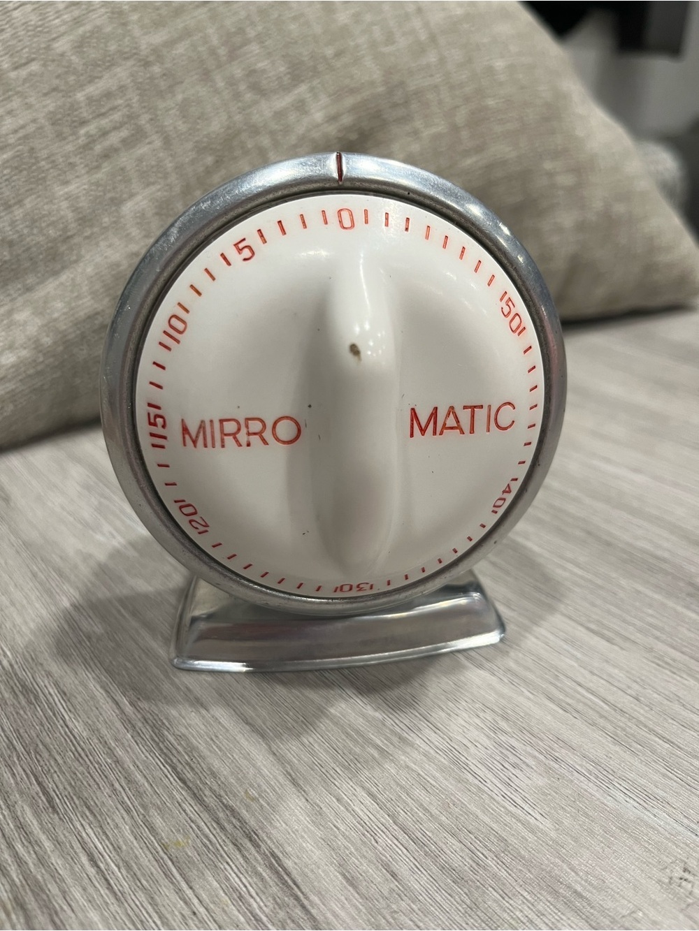 Vintage 60 Minute Kitchen Timer Mirro Matic Lux 1960’s Works Great